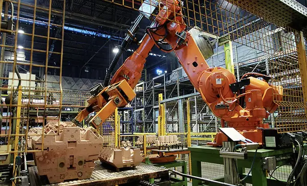 Automated foundry line