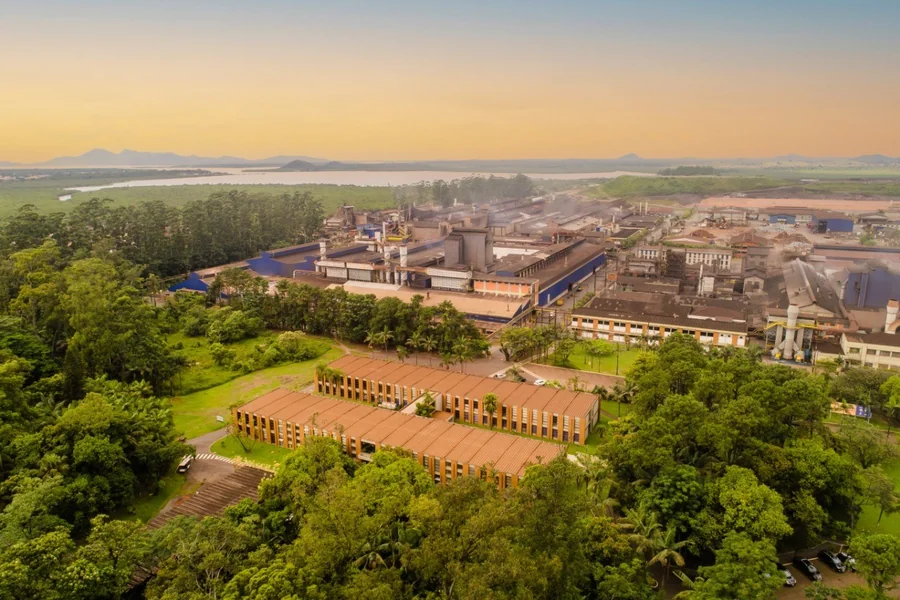 Aerial view of the TUPY foundry at Joinville, Santa Catarina, Brazil